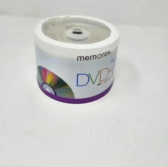 Memorex DVD-R 16X/4.7 GB/ 120Min 50 Pack NEW Sealed - Picture 2 of 4